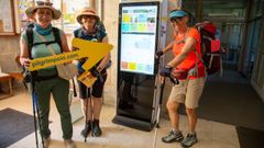 El Punto de Atenci�n ao Peregrino instalado en Poio