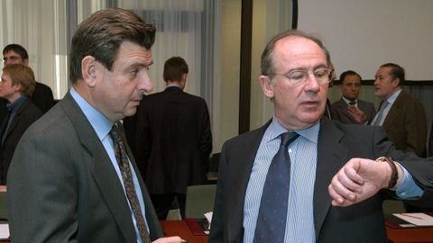 Carlos Bastarreche con Rodrigo Rato en una imagen del 2003