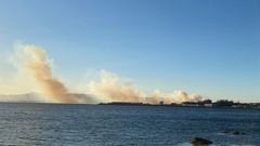 El fuego es visible desde kil�metros de distancia