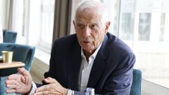 Josep Borrell, este viernes, en el Gran Hotel de A Toxa.