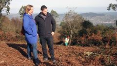 Rubn Rosn y Ana Taboada en el Monte Naranco