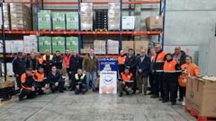 Entrega de lo recaudado al Banco de Alimentos