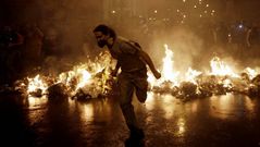 Violentos incidentes tras las protestas educativas