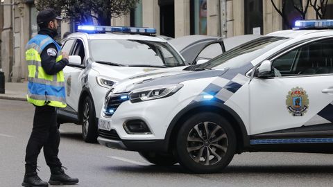 Coches patrulla de la Polica Local de Vigo