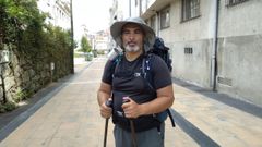El portugu�s Xoel decidi� peregrinar solo a compostela para un viaje espiritual