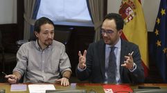 La reuni�n a tres, en im�genes