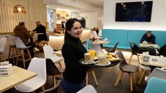 Pilar Gonz�lez abri� Fame Nejra casi enfrente de la cafeter�a que tuvo que cerrar por el derribo del edificio de las Galer�as Oliva