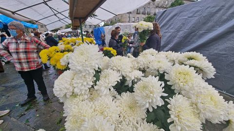 Mercado de las flores de difuntos en la Ferrera