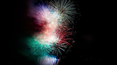 Fuegos artificiales de San Mateo en Oviedo 2025