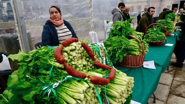 Ambiente en la Feira do Grelo de As Pontes
