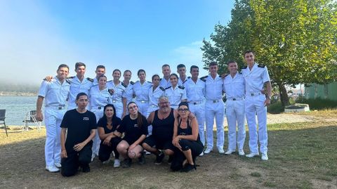 Otoño del 2024: La princesa de Asturias también tuvo ocasión de conocer la comarca como esta visita a un local hostelero en Moaña