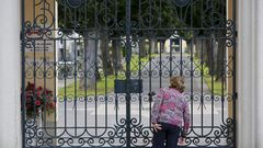 El cementerio estuvo cerrado al p�blico por el coronavirus