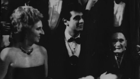 Pilar de Borbn con Plcido Domingo en 1981