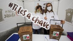 Un puesto informativo sobre el programa, en imagen de archivo, a�o 2020