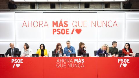Reuni�n de la comisi�n ejecutiva general del PSOE. 