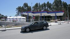 La gasolinera de la PO-531 con las obras m�s adelantadas, que est� ubicada en Barro (A Devesa).