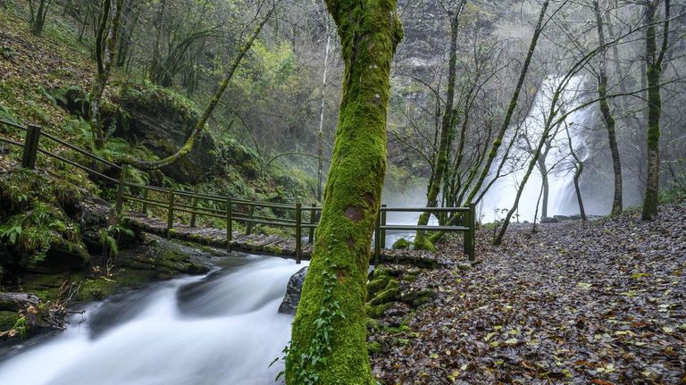 Un aspecto de la cascada de Vieiros, una de las dos que se visitar&aacute;n en el recorrido organizado por el Ayuntamiento de Quiroga