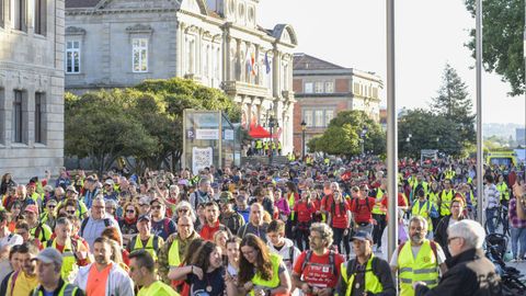 Salida de la Pontevedrada 2025 desde el paseo de Montero R�os, en Pontevedra