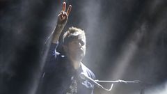 Pablo L�pez durante su concierto en el Teatro Col�n