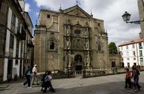 Fachada de la iglesia de San Mart�n Pinario, uno de los edificios que rehabilit� Pons Sorolla.