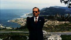 Manuel D�az Gonz�lez, en su �poca como alcalde y diputado provincial, posando en el monte de Santa Tegra
