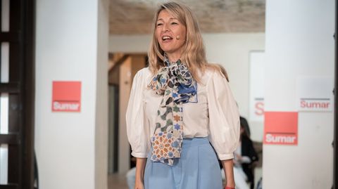 La ministra de Trabajo, este s�bado en un acto en Madrid