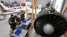 Instalaciones del CIFP As Mercedes en las que estudian los alumnos del Ciclo Superior de Mantenimiento Aeromecánico