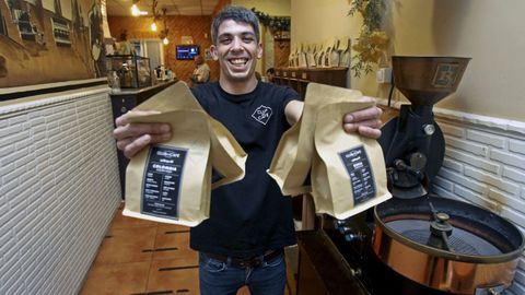 Gonzalo Rodrguez, en el Club del Caf