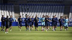 Entrenamiento en el Carlos Tartiere