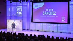 Pedro S�nchez, participa en la inauguraci�n de la Climate Week en Nueva York