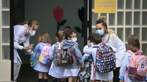 El regreso a las aulas en el colegio San Jos, de Lugo