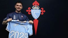 Javi Gal�n vivi� su segunda presentaci�n oficial como jugador del Celta.