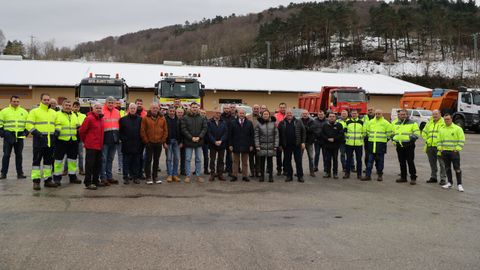 Presentacin en Pedrafita do Cebreiro de la campaa de vialidad invernal de la Diputacin de Lugo