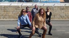 Integrantes de la comisi�n de las fiestas patronales de Burela