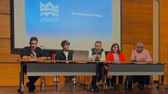 La presentación del programa «Eu merco en Caldas» tuvo lugar este lunes en el Auditorio Municipal 