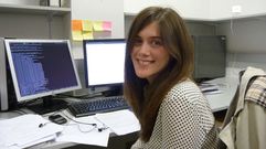 La ingeniera informática Sabela Ramos Garea, en una imagen cedida