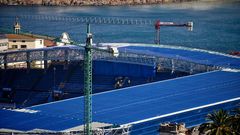 OBRAS DE LA CUBIERTA EN EL ESTADIO DE RIAZOR