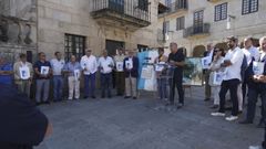 Xabier Fortes puso voz en este acto donde se presentaron a los nuevos galardonados.