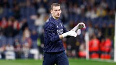 Andriy Lunin.El portero del Real Madrid Andriy Lunin