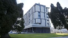 Edificio en construcci�n de residencial Novol�rez, en la antigua parcela de Tafisa