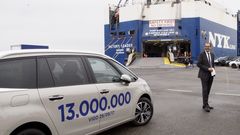 Embarcan el coche 13 millones producido por PSA en Vigo