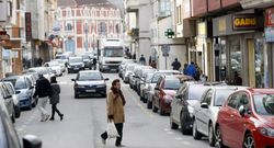 La Avenida da Mari�a, una de las arterias comerciales. 