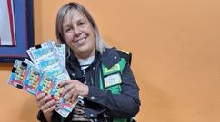 Mar&iacute;a Penelas lleva tres a&ntilde;os trabajando en el barrio de A Ponte y nunca hab&iacute;a repartido un premio tan grande