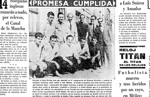 Un detalle de la pgina de La Voz, del 17 de julio de 1964, en el que se relataba la historia de la foto