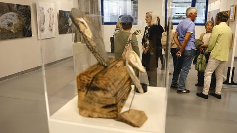 Detalle de una de las piezas disponible en la exposicin