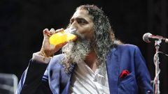 Diego, el Cigala, durante un concierto en Vilagarc�a en el 2018