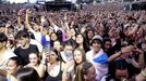 Pblico en el festivao O Son do Camio de Santiago 