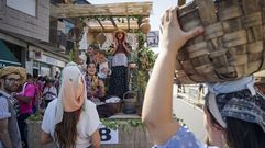 Leiro hace un gui�o a la vendimia tradicional con una fiesta