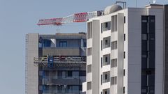 Imagen de archivo de varias viviendas en construcci�n.