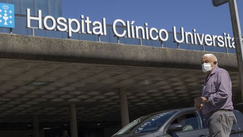 La sede del Hospital Clínico de Santiago